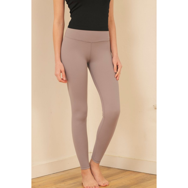 Buttery Soft Leggings, Dusty Rose